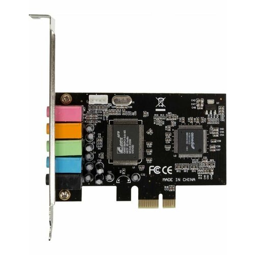 Звуковая карта PCI-E 8738 (C-Media CMI8738 (LX/SX)) 5.1 asia контроллер pci e jmb363 1xe sata 1xsata 1xide bulk asia pcie 363 sata ide