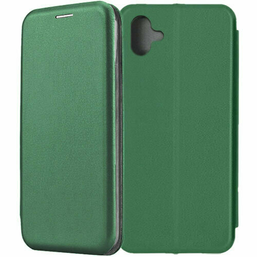 Чехол-книжка Fashion Case для Samsung Galaxy A04 A045 зеленый чехол накладка krutoff soft case лесная ель для samsung galaxy a04 a045 черный