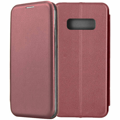 Чехол-книжка Fashion Case для Samsung Galaxy S10e G970 темно-красный