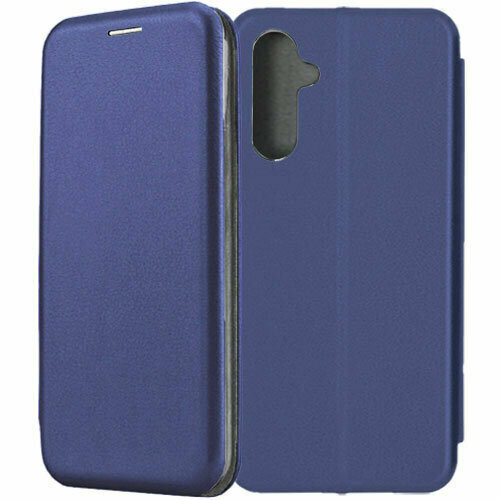 Чехол-книжка Fashion Case для Samsung Galaxy A34 5G A346 синий накладка пластиковая для samsung galaxy a34 5g a346 с силиконовой окантовкой чёрная