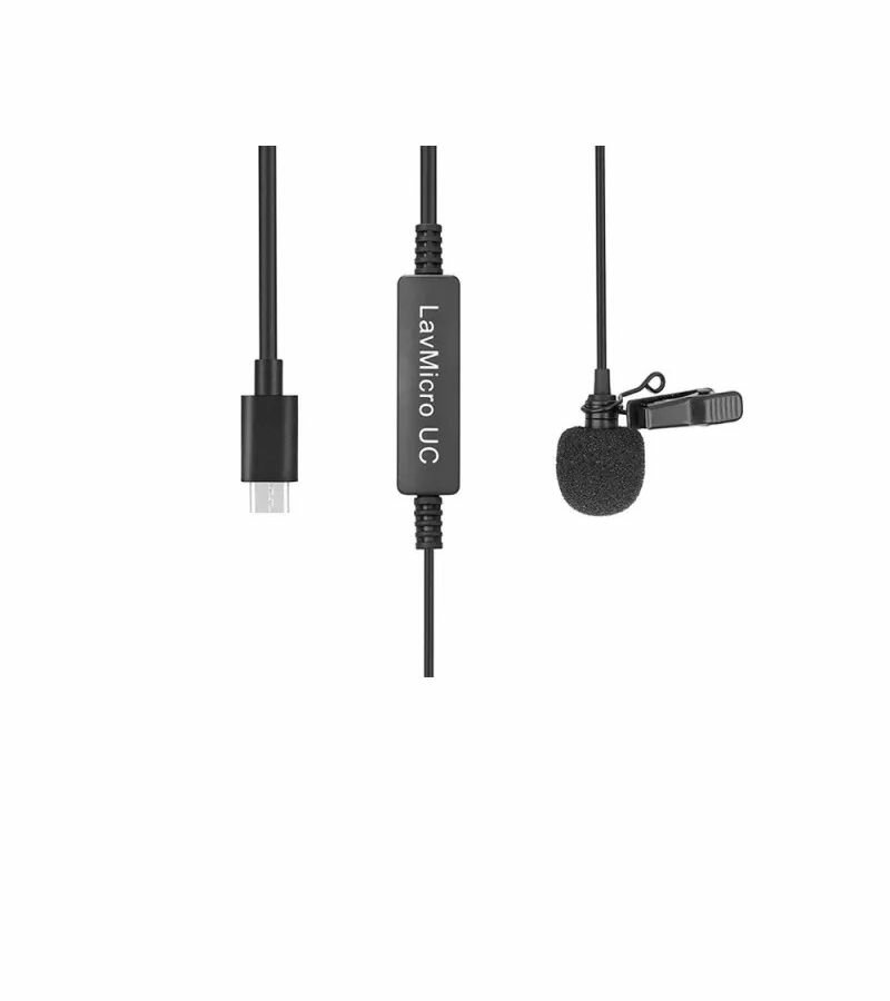 Микрофон Saramonic LavMicro UC для смартфонов с кабелем 1,7м (вход USB-C)