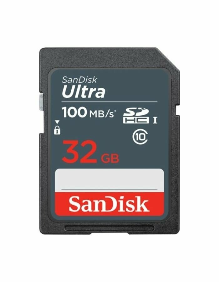 Карта памяти SanDisk SDHC 32Gb (SDSDUNR-032G-GN3IN)