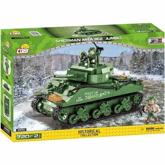 Конструктор Cobi 2550 Танк SHERMAN M4A3E2