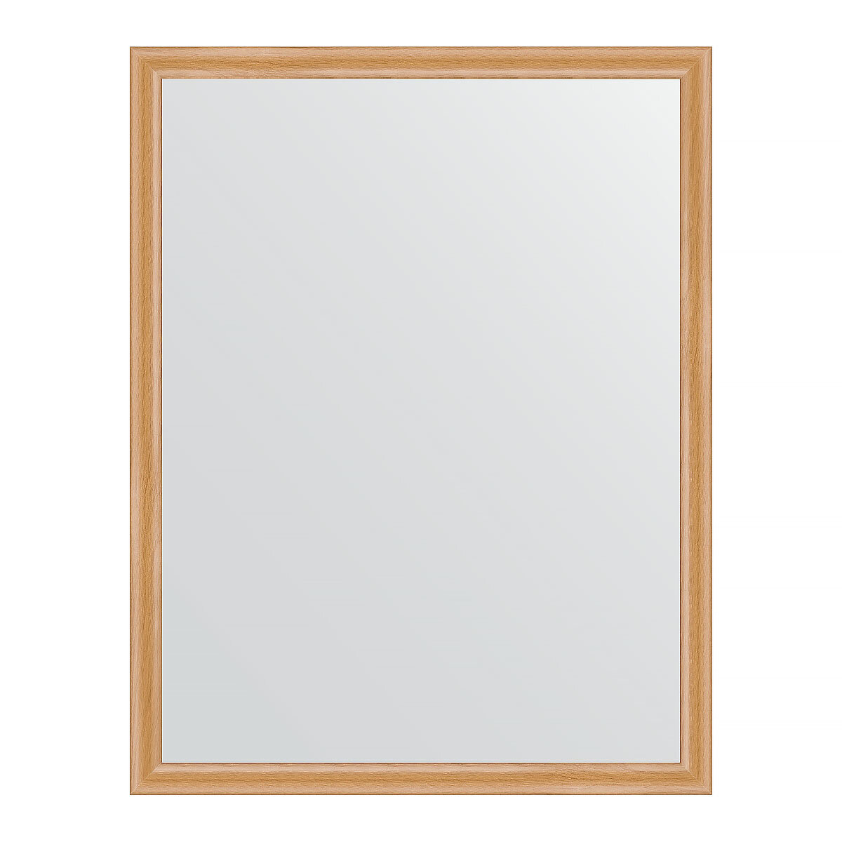 Зеркало настенное EVOFORM в багетной раме клён, 70х90 см, для гостиной, прихожей, кабинета, спальни и ванной комнаты, BY 0681
