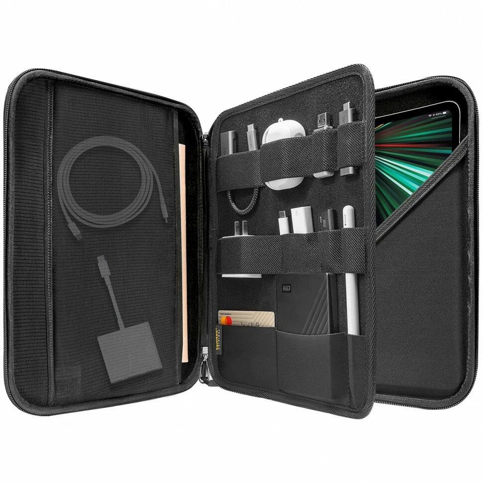 Чехол-органайзер Tomtoc Smart Tablet Padfolio для iPad Pro 12.9 (2018-2021) Кактус Turquoise (A06-004T03) — фото 1