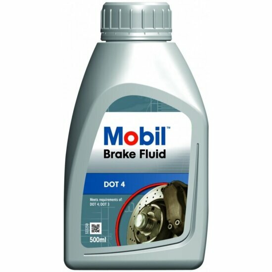 Тормозная жидкость Mobil Вrake Fluid universal DOT-4 0.5 л