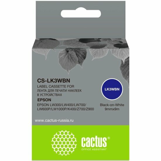 Картридж Cactus CS-LK3WBN черный - фото №1