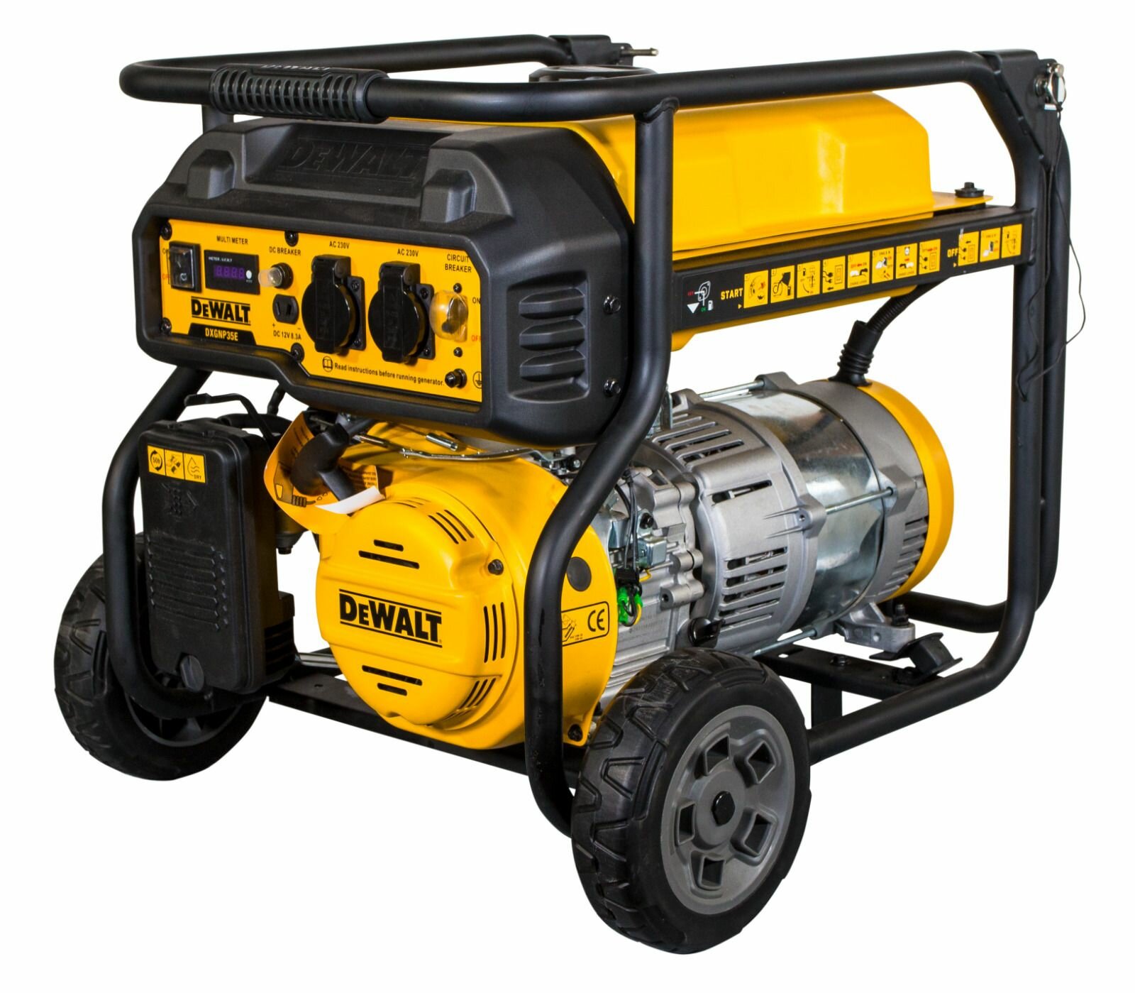 Бензиновый генератор DEWALT, 3500 Вт, 230 В, 223 см , DXGNP35E