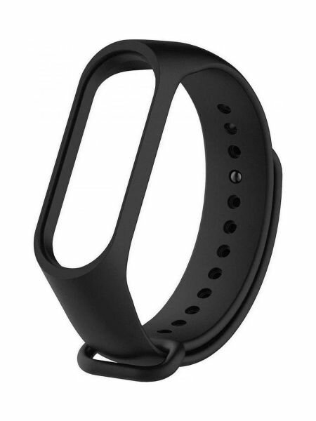 Сменный силиконовый ремешок для Xiaomi Mi Band 7 Black