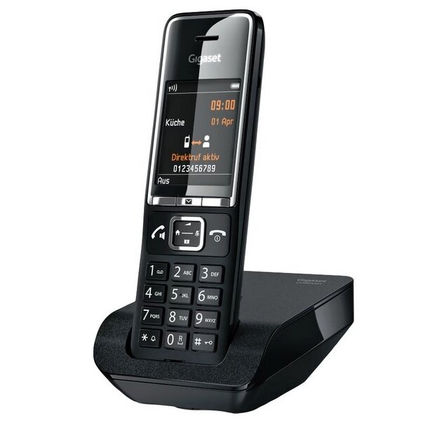 Радиотелефон DECT Gigaset Comfort 550 RUS чёрный