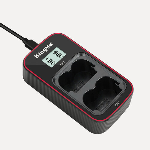 Изображение товара Зарядное устройство Kingma BM058-ENEL25 для 2х Nikon EN-EL25, USB, с дисплеем