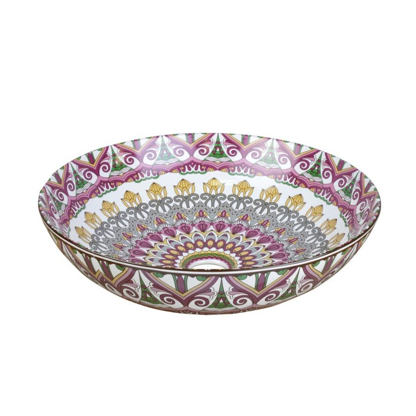 Раковина чаша Bronze de Luxe Nafisa 6008, разноцветная