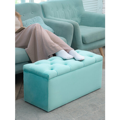 Пуф с ящиком для хранения Банкетка 80 см