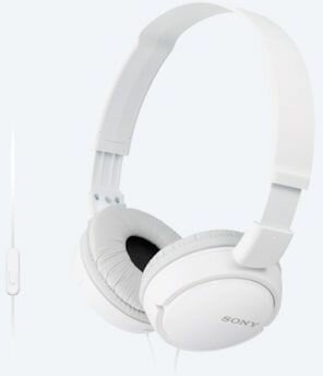 Наушники Sony MDR-ZX110LP, 3.5 мм, накладные, белый