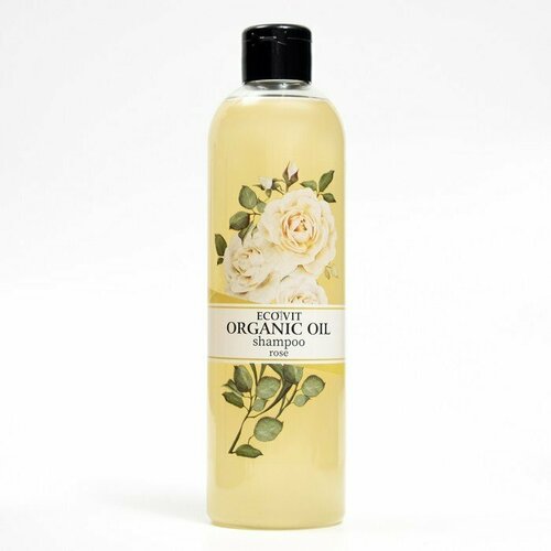 Шампунь ECOandVIT, для волос, увлажняющий, роза, Organic Oil, 500 мл (комплект из 9 шт)