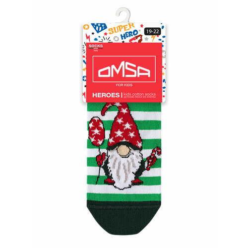 фото Носки omsa kids размер 19-22, зеленый