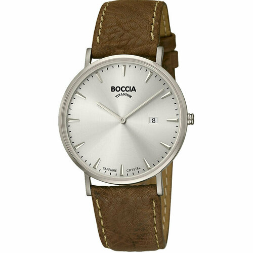 Наручные часы BOCCIA 3648-01, серебряный наручные часы boccia 3346 01 белый серебряный
