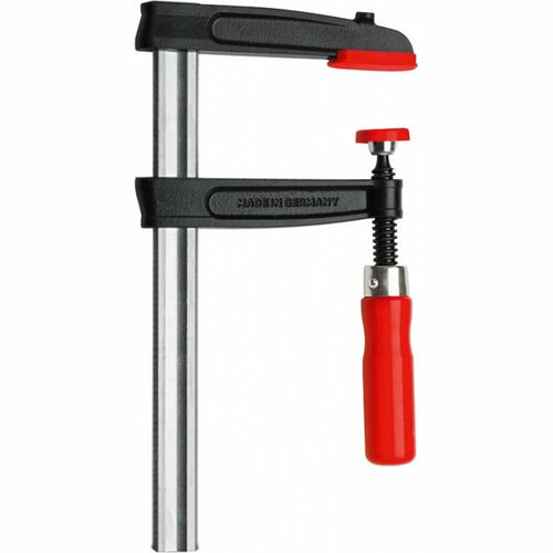 струбцина bessey tpn20b8be из ковкого чугуна 200 80 усилие 5 5 кн с деревянной рукояткой Струбцина BESSEY TPN50S14BE