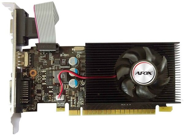 Видеокарта AFOX Geforce GT730 4GB DDR3 128Bit DVI HDMI VGA LP Single Fan (AF730-4096D3L5)