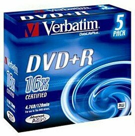 Verbatim DVD-R 4.7Gb 16x Slim case, 1шт - фото №11