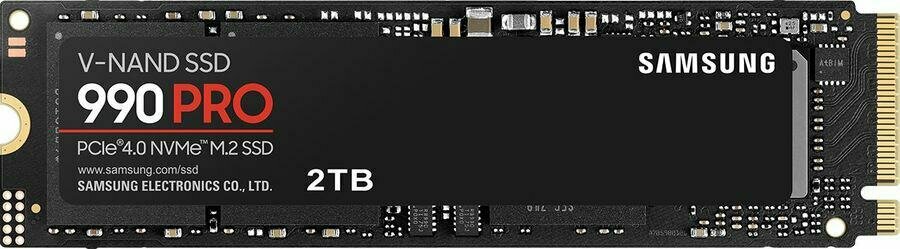 Жесткий диск SSD M.2 2Tb Samsung 990 PRO with Heatsink (MZ-V9P2T0CW)