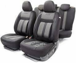 Чехлы Универсальные Autoprofi Cushion Comfort Cus-1505 Bk/Gy Эко-Хлопок Чёрные/Серые AUTOPROFI арт. CUS-1505 BK/GY