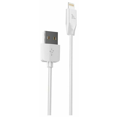 Кабель-переходник USB to Lightning HOCO X1i Rapid Lightning 3м 2.1А (белый) кабель переходник usb to lightning hoco x1i rapid lightning 3м 2 1а белый