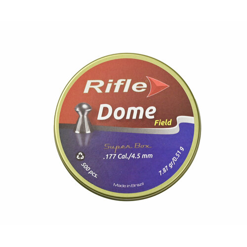Пули пневматические Rifle Field Series Dome 4.5 мм (500 шт, 0.51 грамм)