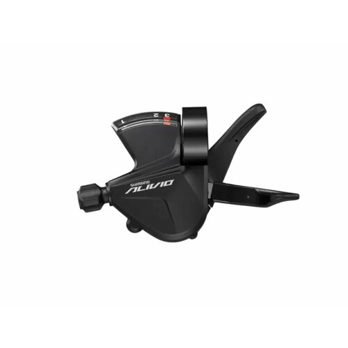 шифтеры монетка 3ск х7ск аналог tx30 shimano torney с тросами Шифтеры Shimano Шифтер Shimano Alivio, M3100-L, левый, 3ск, на хомут, c индикатором, тр. 1800мм