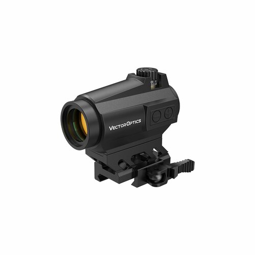 Коллиматорный прицел Vector Optics MAVERICK-II PLUS 1x22 DBR(точка 2MOA, круг с точкой) совместим с ПНВ, быстросъёмный на Weaver (SCRD-PD12)