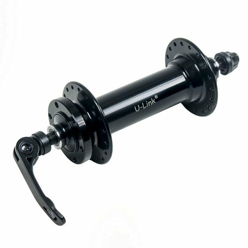 фото Втулка передняя u-link gl-b54f-qs36 disc, на промподшипниках, для fat bike, алюминий, для фэт-байка, на 36 спиц, old 150 мм