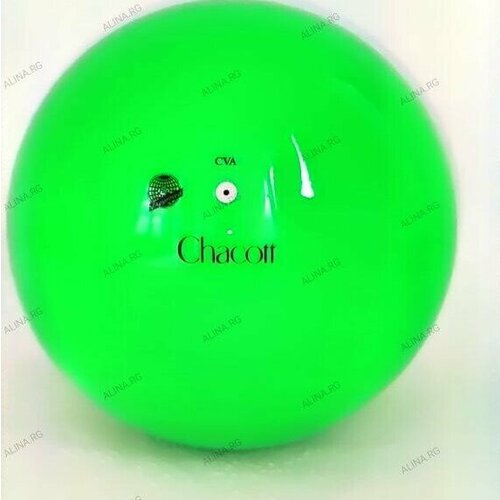 фото Мяч chacott 18,5 глянцевый однотонный col. 032 lime green