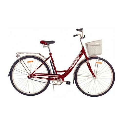 Велосипед Pioneer Patriot 28/18 red-black-white /открытая рама велосипед 24 conrad mengen 2 0 рама 12 red black