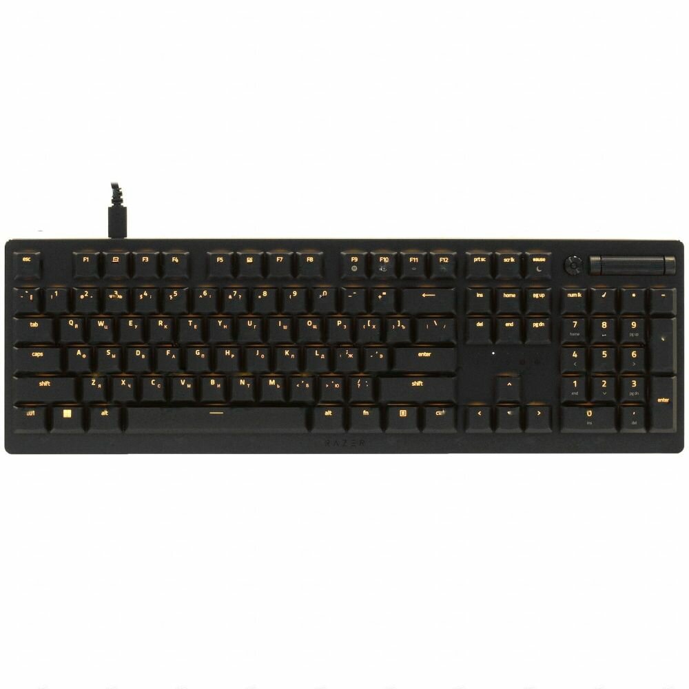 Клавиатура Razer RZ03-04500800-R3R1 оптомеханическая Red, 105 кл, USB, черная - фото №18