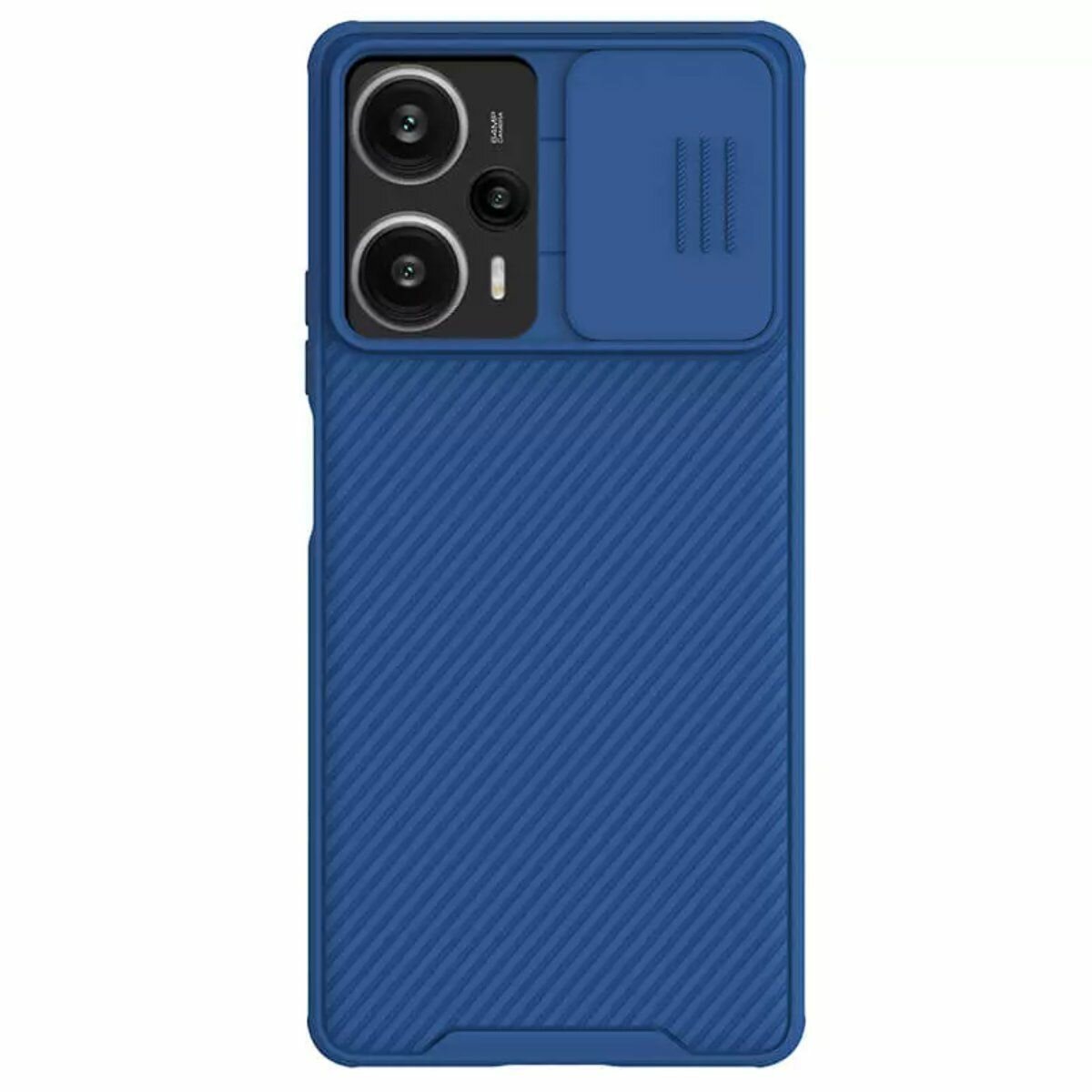 Накладка Nillkin CamShield Pro Case с защитой камеры для Xiaomi Poco F5 (синий)