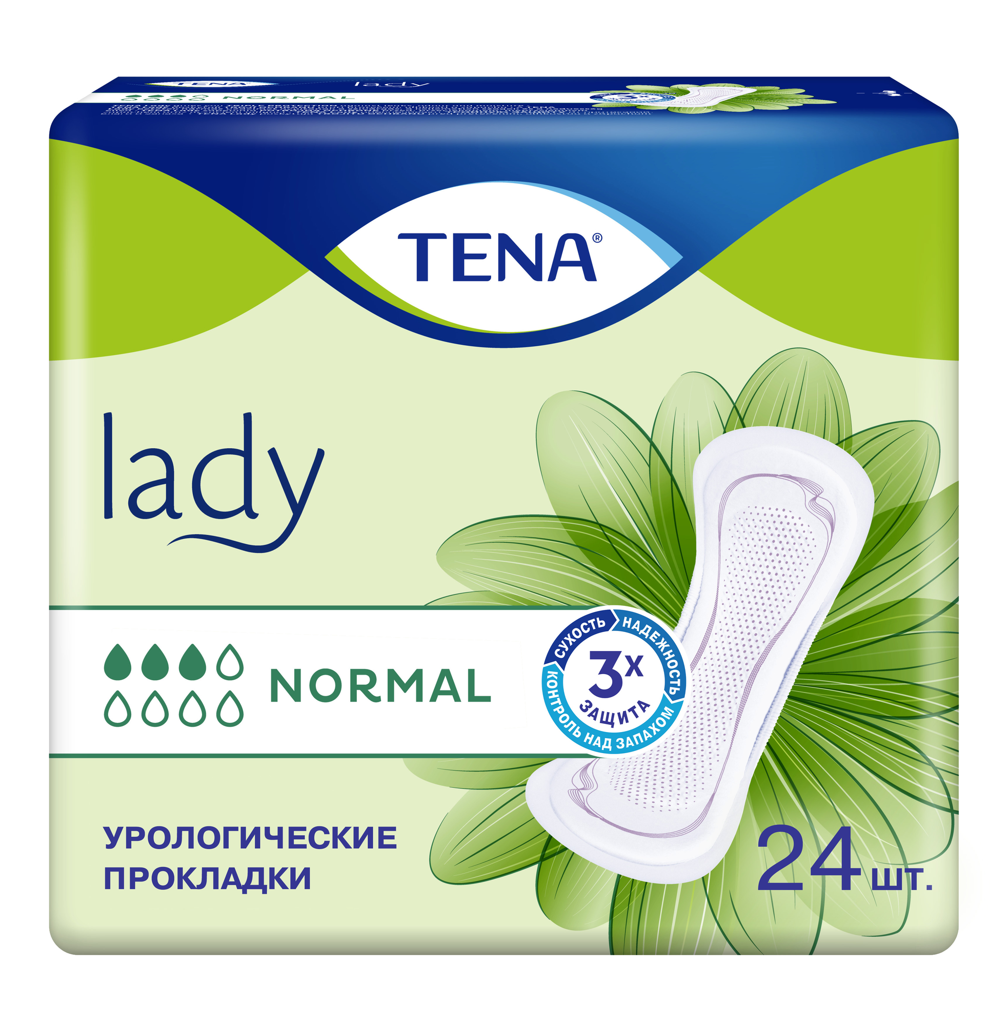 Прокладки урологические Tena Lady Normal, 24 шт