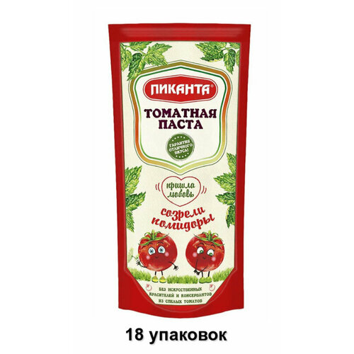 Пиканта Паста томатная, 140 г, 18 уп