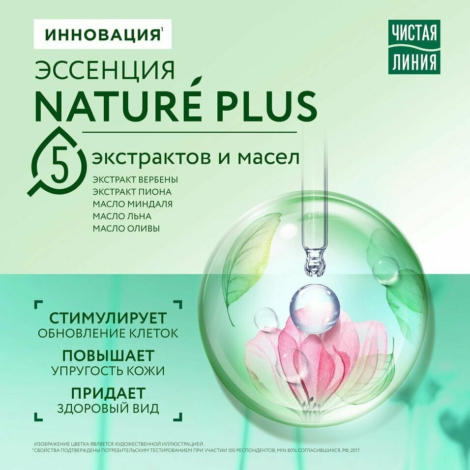 Тканевая маска Чистая Линия Увлажнение, 20 г - фото №10