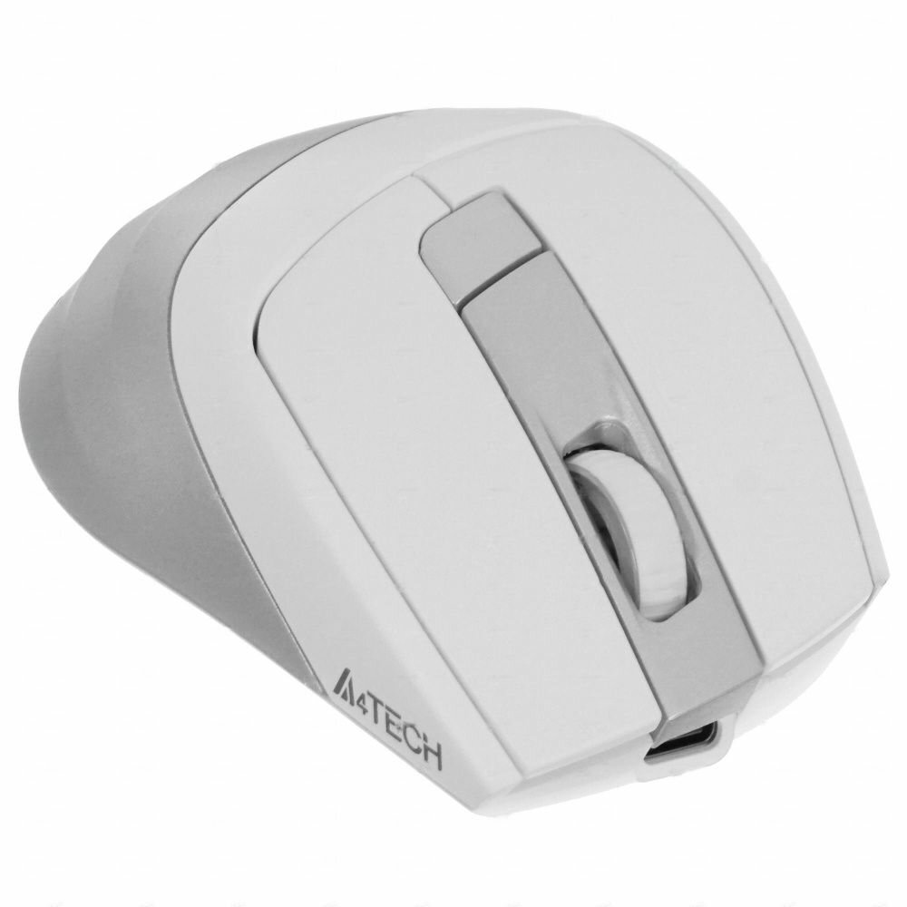 Мышь A4TECH Fstyler FB35C, оптическая, беспроводная, USB, белый [fb35c icy white] - фото №20