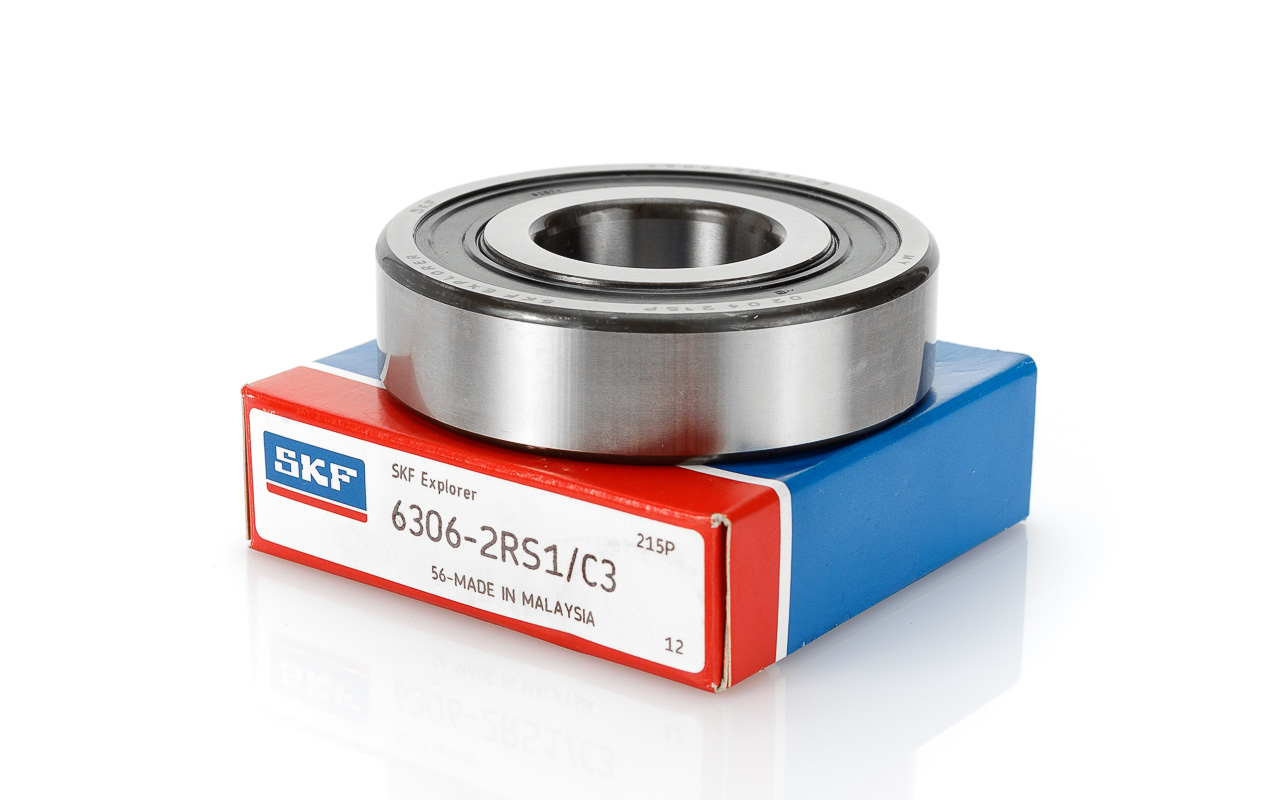 Подшипник 6306 2RS1C3 SKF шариковый радиальный однорядный закрытый — фото 1
