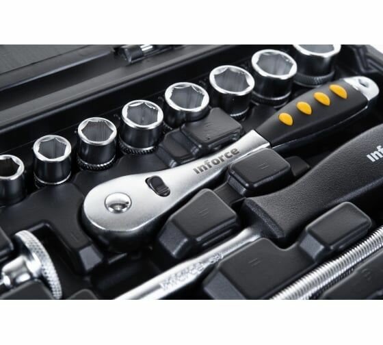 Набор инструментов Inforce 46 предметов 1/4" Inforce — фото 1