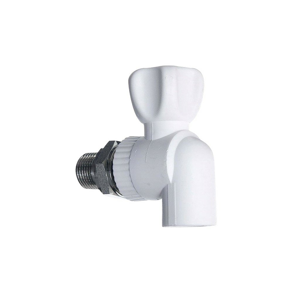 кран шаровой для радиатора угловой d 20х1/2" ростерм 100013566 - фото №3