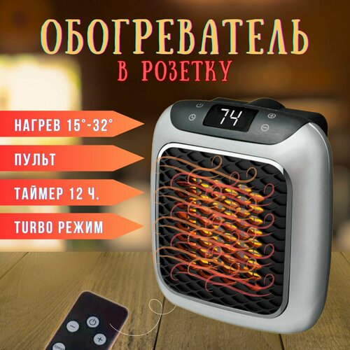 Мини обогреватель портативный электрический в розетку GENIE RUS с пультом управления 99000₽