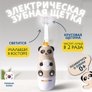 Электрическая звуковая зубная щётка MEGA TEN для детей "Панда"