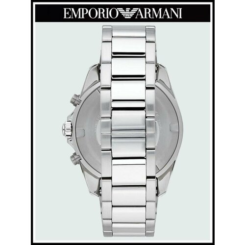 фото Наручные часы emporio armani sigma, серебряный, зеленый