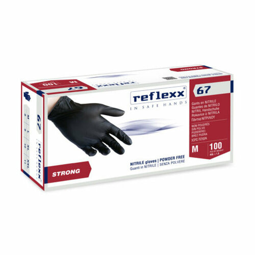 Reflexx | Одноразовые перчатки химостойкие. Размер-XL. 5,5 гр. Толщина 0,11 мм.