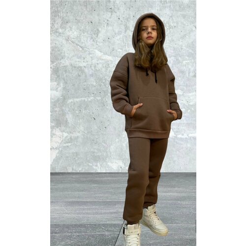 Комплект одежды SET, размер 152/158, коричневый