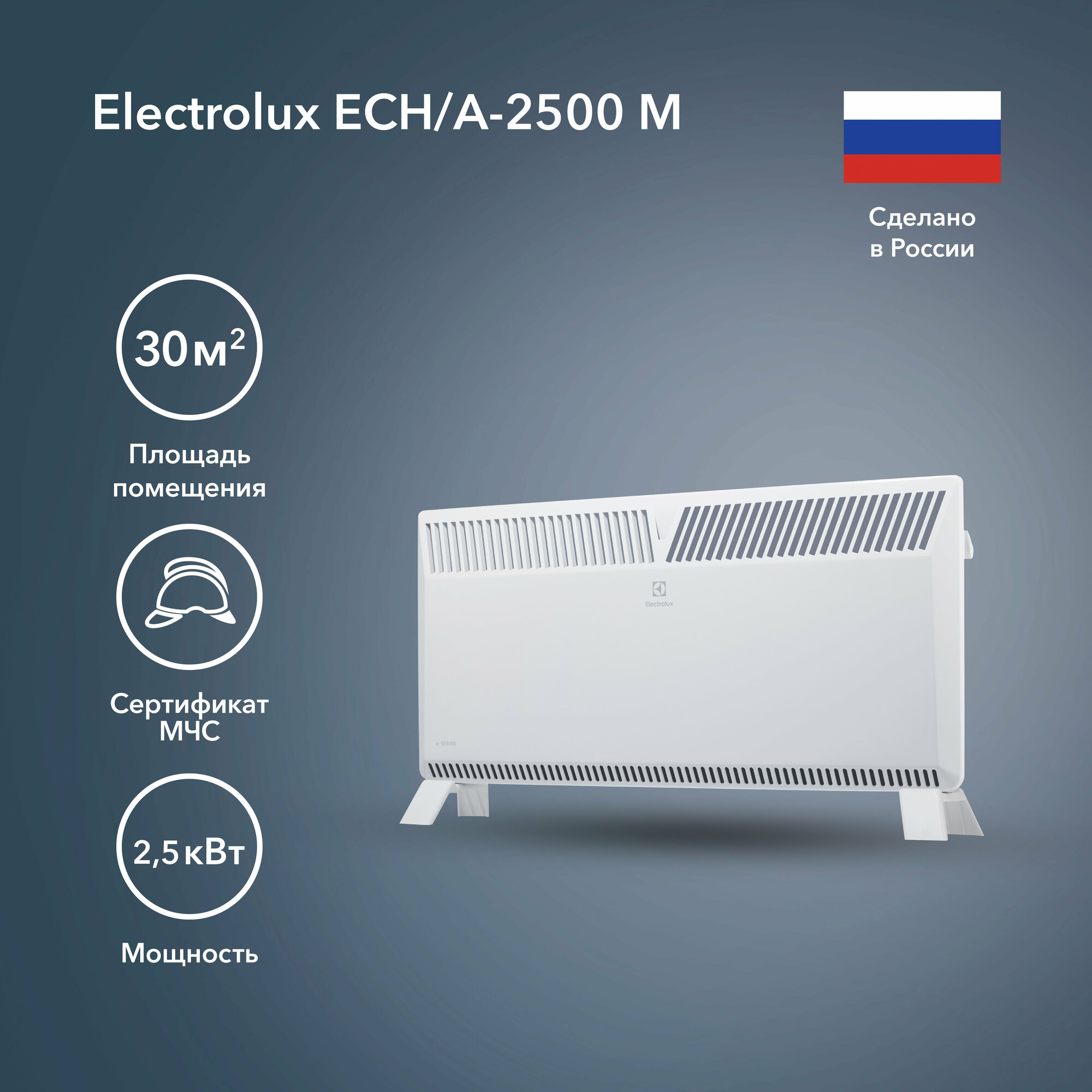 Конвектор электрический Electrolux ECH/A-1000 M (Серия А)