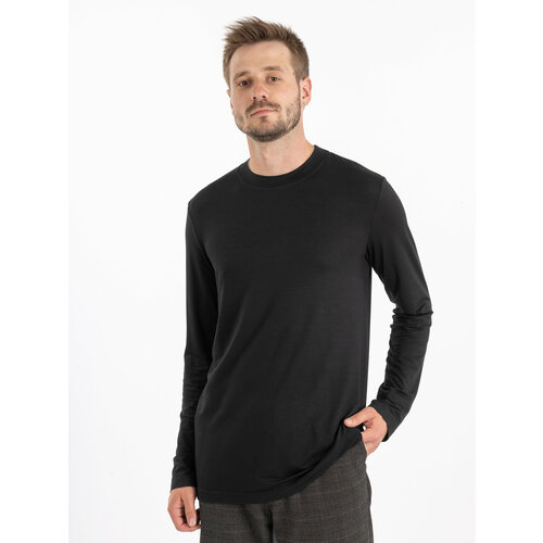 фото Лонгслив энсо, размер 56, черный