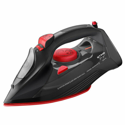 Утюг STINGRAY ST-IR201A 3200Вт керамика черный 509000₽